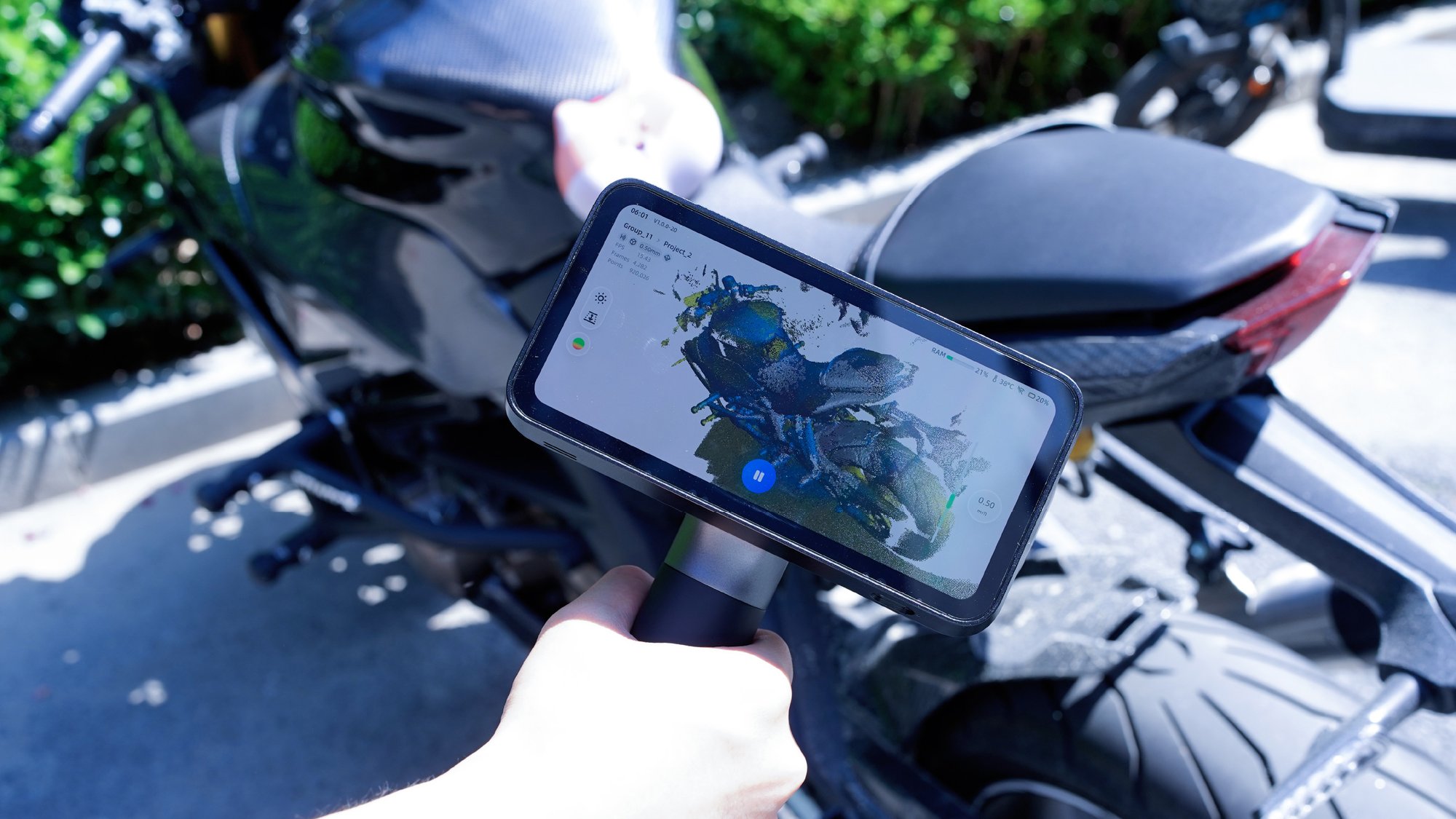 Scannen im Freien Scannen im Freien