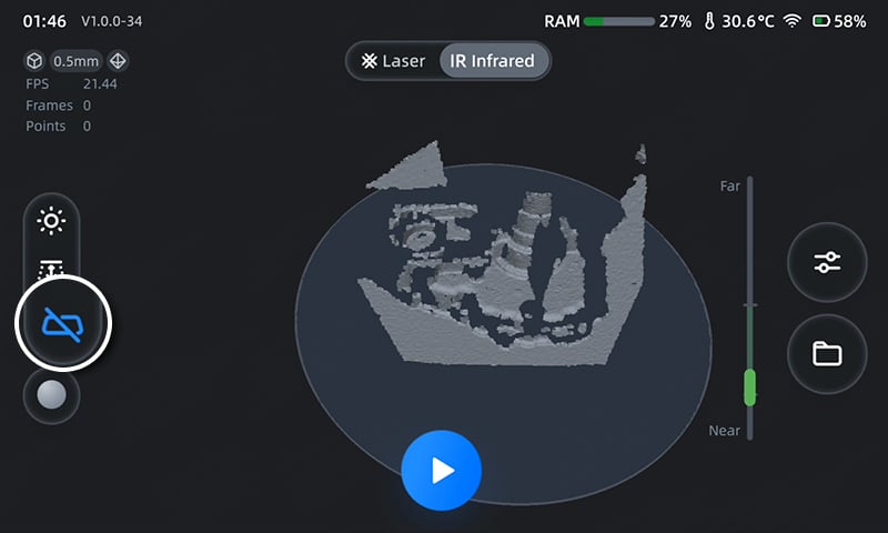 EinScan Rigil Auto-Detecting-Plane