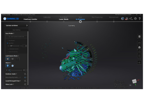 freescan software-Laser line Color Indicator