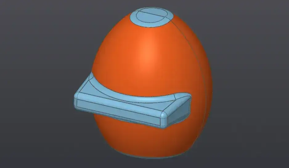 3D model of the finial sand core2 3D model of the finial sand core2